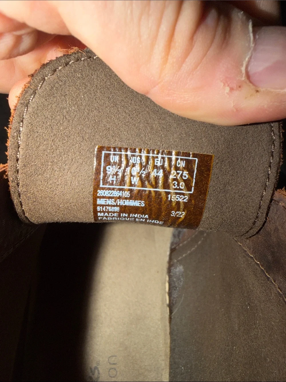 Clarks classic brown